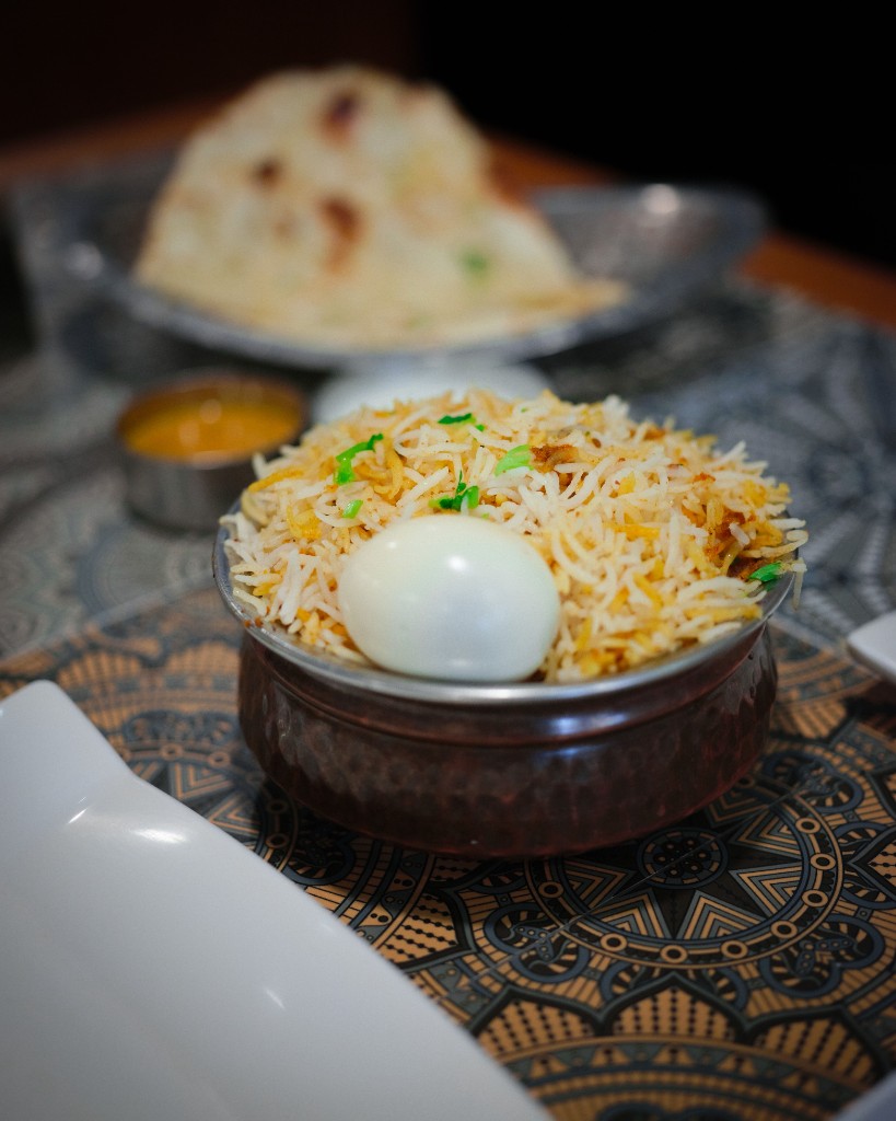Classic egg biryani